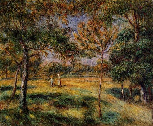 Main Product Photo of Clearing Painting by Pierre-Auguste Renoir