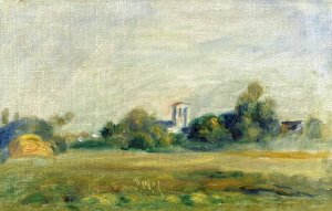 Clocher d'Essoyes by Pierre-Auguste Renoir Oil Painting
