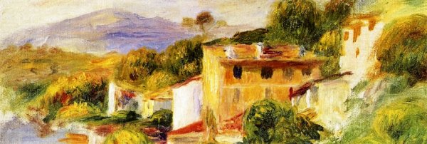Coastal Landscape by Pierre-Auguste Renoir - Hand-Painted Oil Painting Reproduction
