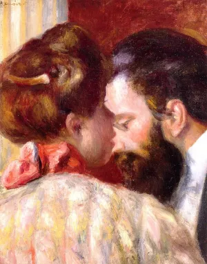 Confidence painting by Pierre-Auguste Renoir
