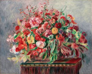Corbeille de fleurs by Pierre-Auguste Renoir Oil Painting