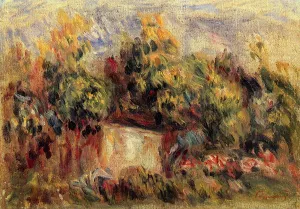 Cottage near Collettes painting by Pierre-Auguste Renoir