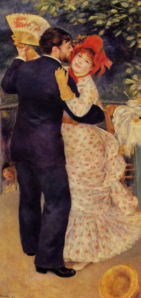 Country Dance by Pierre-Auguste Renoir - Oil Painting Reproduction