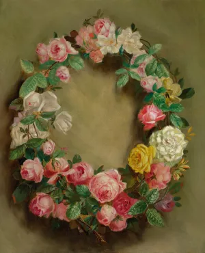 Couronne De Roses by Pierre-Auguste Renoir Oil Painting