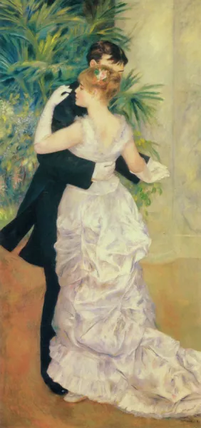 Dance in the City by Pierre-Auguste Renoir - Oil Painting Reproduction