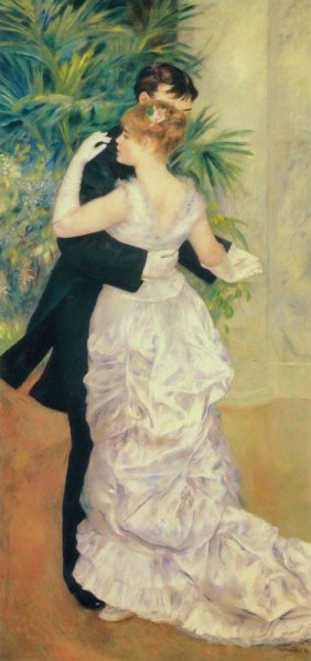 Dance in the City by Pierre-Auguste Renoir - Hand-Painted Oil Painting Reproduction