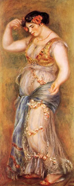 Dancer with Castanettes painting by Pierre-Auguste Renoir