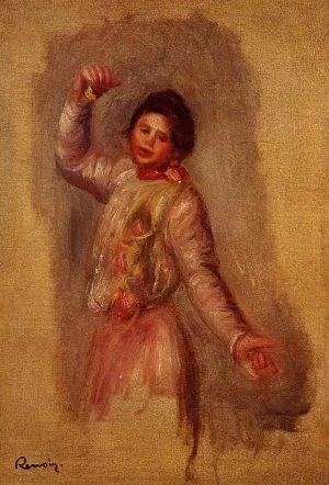 Dancer with Castenets by Pierre-Auguste Renoir - Oil Painting Reproduction