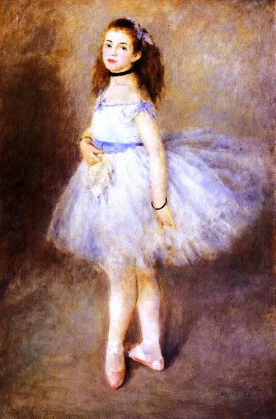 Main Product Photo of Dancer Painting by Pierre-Auguste Renoir