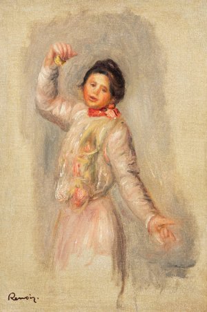 Danseuse aux castagnettes by Pierre-Auguste Renoir Oil Painting