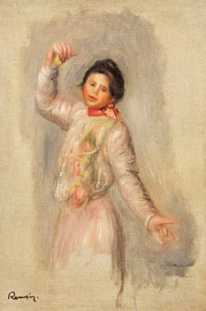 Danseuse aux castagnettes by Pierre-Auguste Renoir Oil Painting