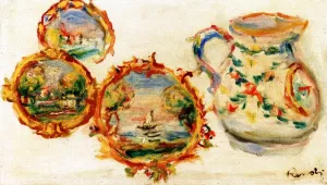 Decorated Earthenware by Pierre-Auguste Renoir Oil Painting