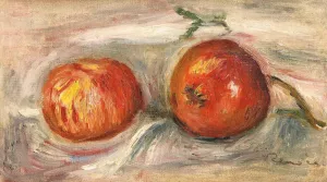 Deux Pommes by Pierre-Auguste Renoir Oil Painting