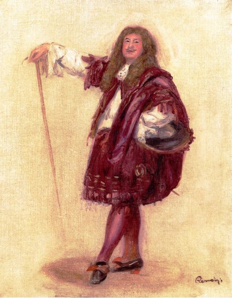 Dorival Dressed as Le Bourgeois Gentilhomme by Pierre-Auguste Renoir - Hand-Painted Oil Painting Reproduction
