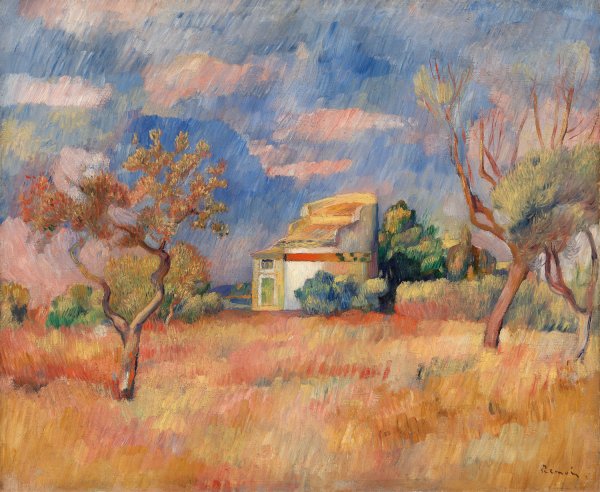 Dovecote at Bellevue  by Pierre-Auguste Renoir - Hand-Painted Oil Painting Reproduction