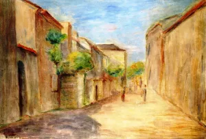 Entrance to the Village Essoyes by Pierre-Auguste Renoir Oil Painting