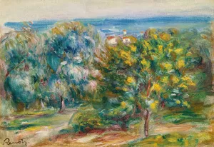 Esquisse De Paysage Du Midi by Pierre-Auguste Renoir Oil Painting