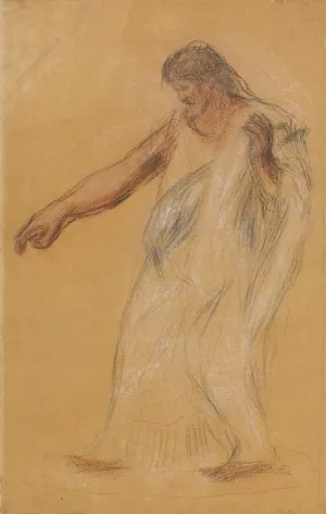 Esquisse Pour Oedipe Roi by Pierre-Auguste Renoir Oil Painting