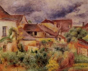 Essoyes Landscape painting by Pierre-Auguste Renoir