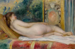 Femme nue couchee by Pierre-Auguste Renoir Oil Painting