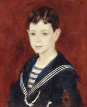 Fernand Halphen as a Boy by Pierre-Auguste Renoir Oil Painting