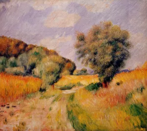 Fields of Wheat by Pierre-Auguste Renoir Oil Painting