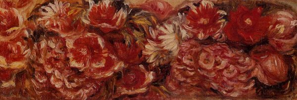 Floral Headband by Pierre-Auguste Renoir - Hand-Painted Oil Painting Reproduction