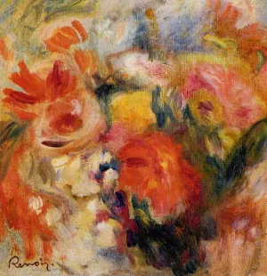 Flower Study Oil Painting by Pierre-Auguste Renoir - Bestsellers