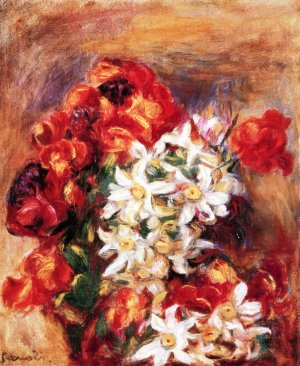 Flowers by Pierre-Auguste Renoir Oil Painting