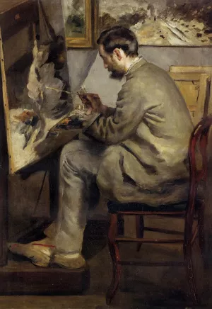 Frederic Bazille Painting 'The Heron' by Pierre-Auguste Renoir Oil Painting
