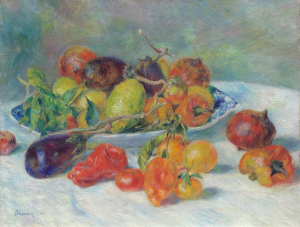 Fruits of the Midi  by Pierre-Auguste Renoir - Hand-Painted Oil Painting Reproduction