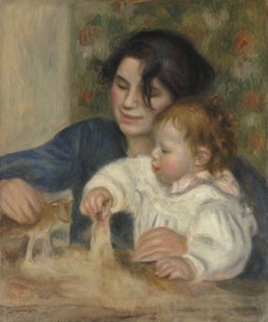 Gabrielle and Jean by Pierre-Auguste Renoir Oil Painting