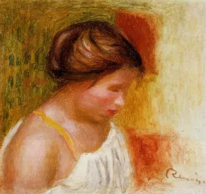 Gabrielle in a Chemise by Pierre-Auguste Renoir - Oil Painting Reproduction