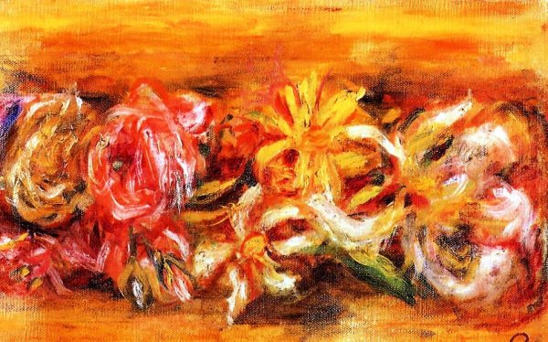 Main Product Photo of Garland of Flowers Painting by Pierre-Auguste Renoir