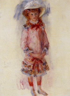 Georgette Charpentier Standing by Pierre-Auguste Renoir Oil Painting