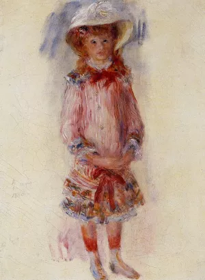 Georgette Charpentier Standing by Pierre-Auguste Renoir - Oil Painting Reproduction
