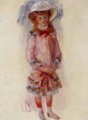 Georgette Charpentier Standing by Pierre-Auguste Renoir Oil Painting