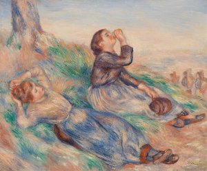 Grape Gatherers by Pierre-Auguste Renoir Oil Painting