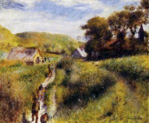 Grape Harvesters by Pierre-Auguste Renoir Oil Painting