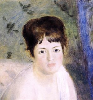 Head of a Woman by Pierre-Auguste Renoir Oil Painting