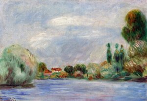 House on the River by Pierre-Auguste Renoir Oil Painting