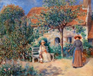In Brittany by Pierre-Auguste Renoir Oil Painting