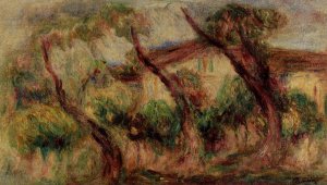 In the Garden of Collettes at Cagnes by Pierre-Auguste Renoir Oil Painting