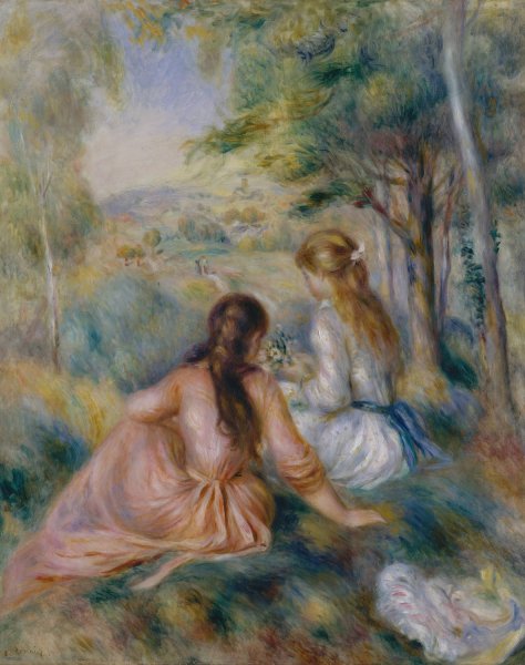 Main Product Photo of In the Meadow  Painting by Pierre-Auguste Renoir
