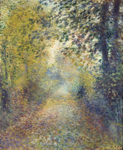 Main Product Photo of In the Woods Painting by Pierre-Auguste Renoir
