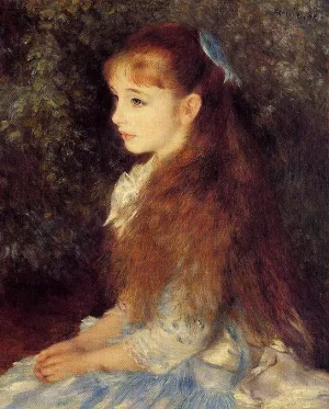 Irene Cahen d'Anvers (also known as Little Irene) Oil painting by Pierre-Auguste Renoir