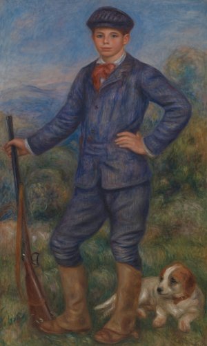 Jean as a Huntsman by Pierre-Auguste Renoir Oil Painting