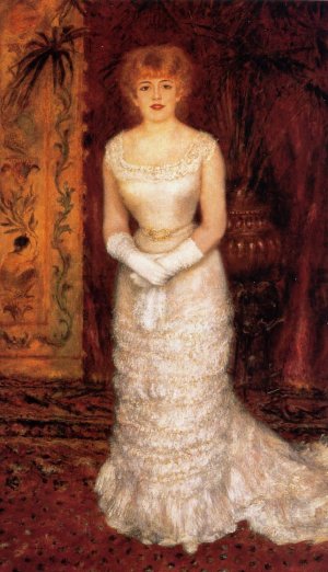 Jeanne Samary Oil painting by Pierre-Auguste Renoir