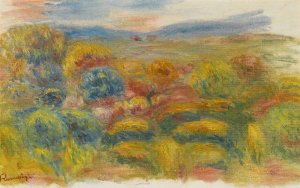 La Colline Rouge by Pierre-Auguste Renoir Oil Painting