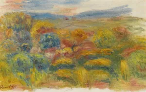 La Colline Rouge by Pierre-Auguste Renoir Oil Painting